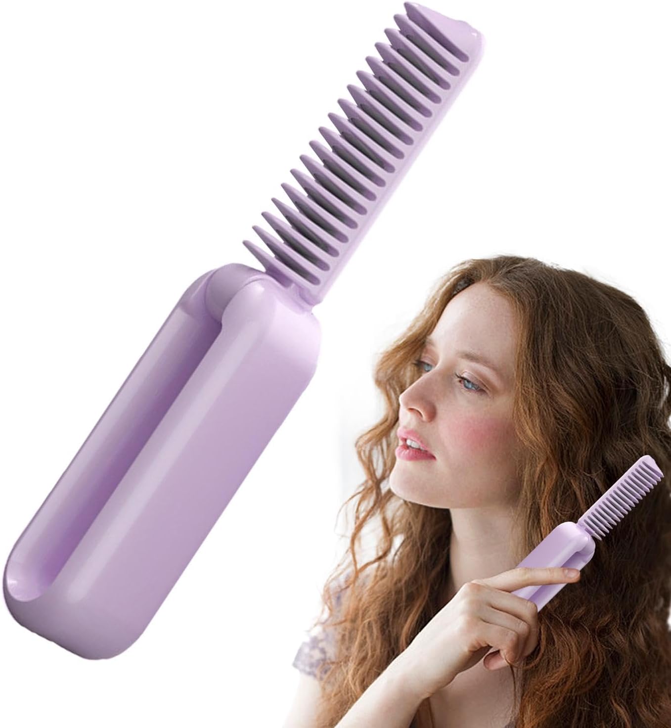 Cepillo Alisador Portátil Plegable